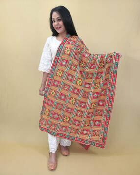fulkari Phulkari Embroidered Dupatta-picture-21