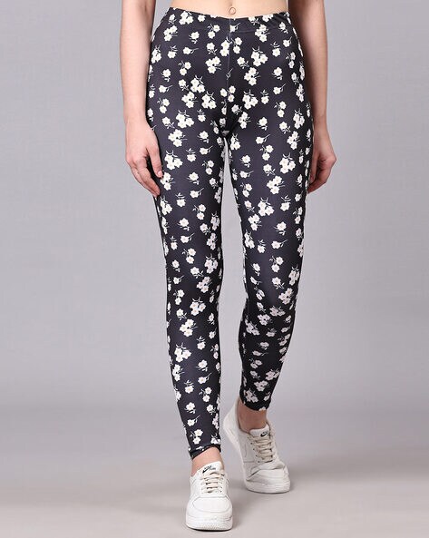 Floral Print Slim Fit Jeggings