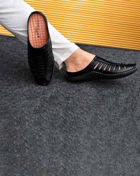 Buy Mast & Harbour Tan Slip On Comfort Sandals - Sandals for Men 25674332 |  Myntra