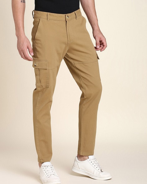 Flat Front Slim Fit Cargo Pants