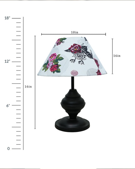 Table Lamp Ceramic Bedside Lamps with Fabric Lampshade and Metal Base  Modren Bedside Lamps for Home Office Cafe Handmade Colour Drawing Table  Lamps, 19.7 Inches H Bedside Lamps (Colour : E) :