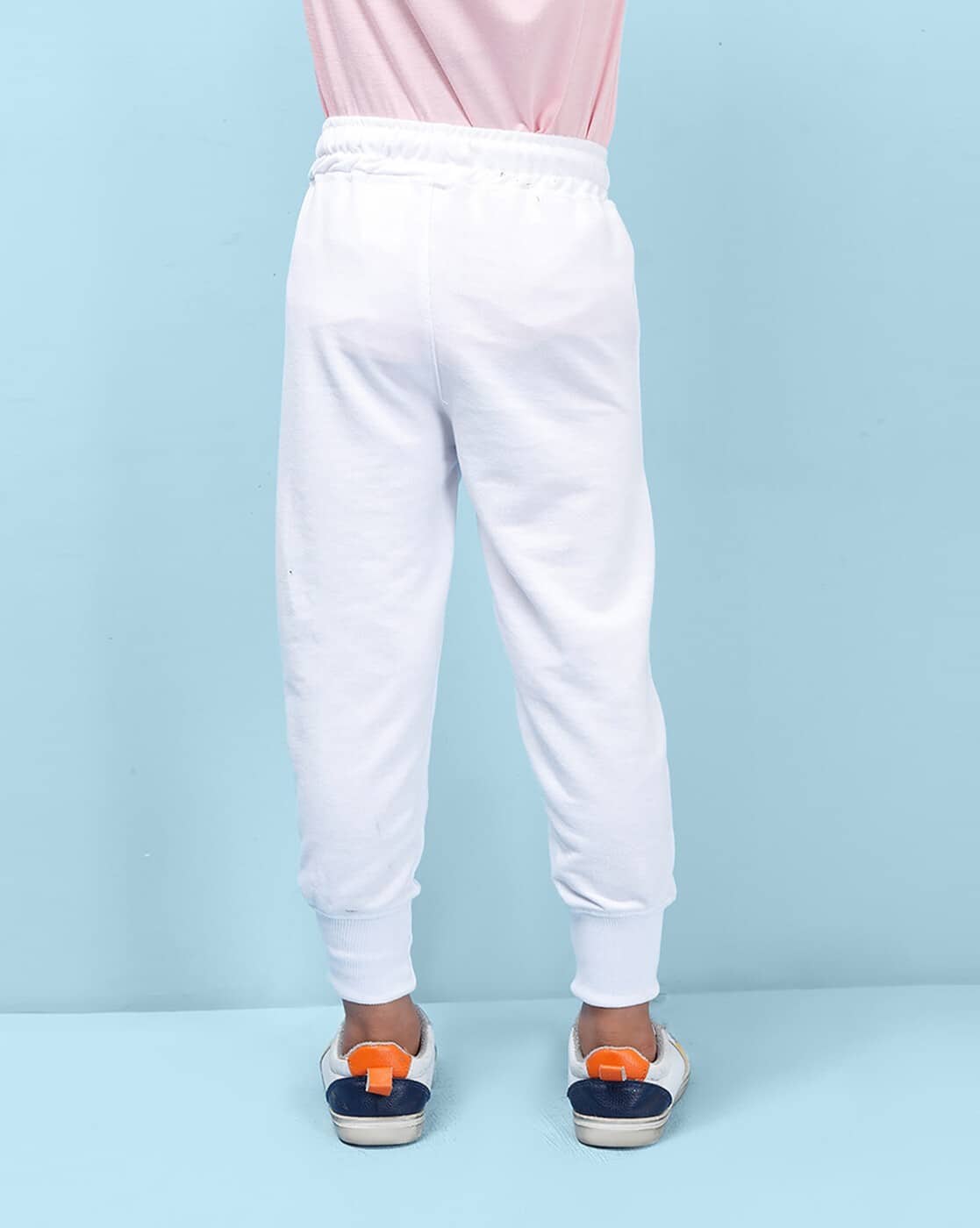 Buy White Track Pants for Boys by Nusyl Online | Ajio.com