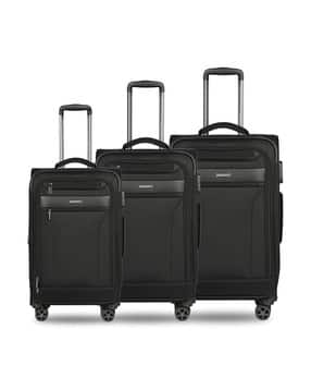 nasher miles Pack of 3 Striped Luggage Bags with Number Lock-picture-44