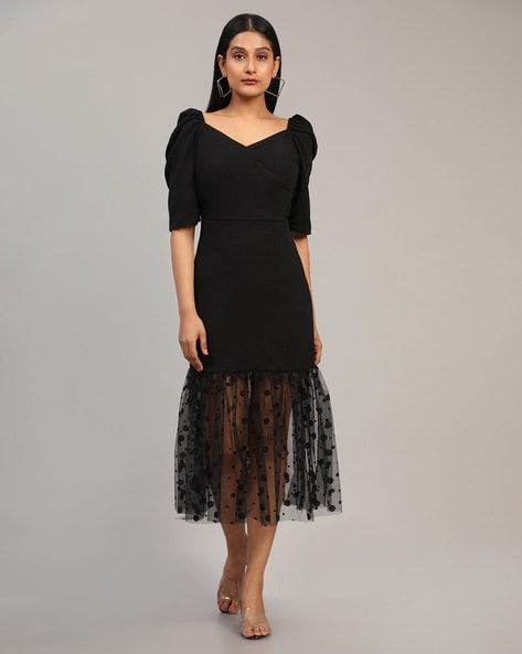 Buy Black Dresses for Women by DEETYA ARTS Online Ajio com 