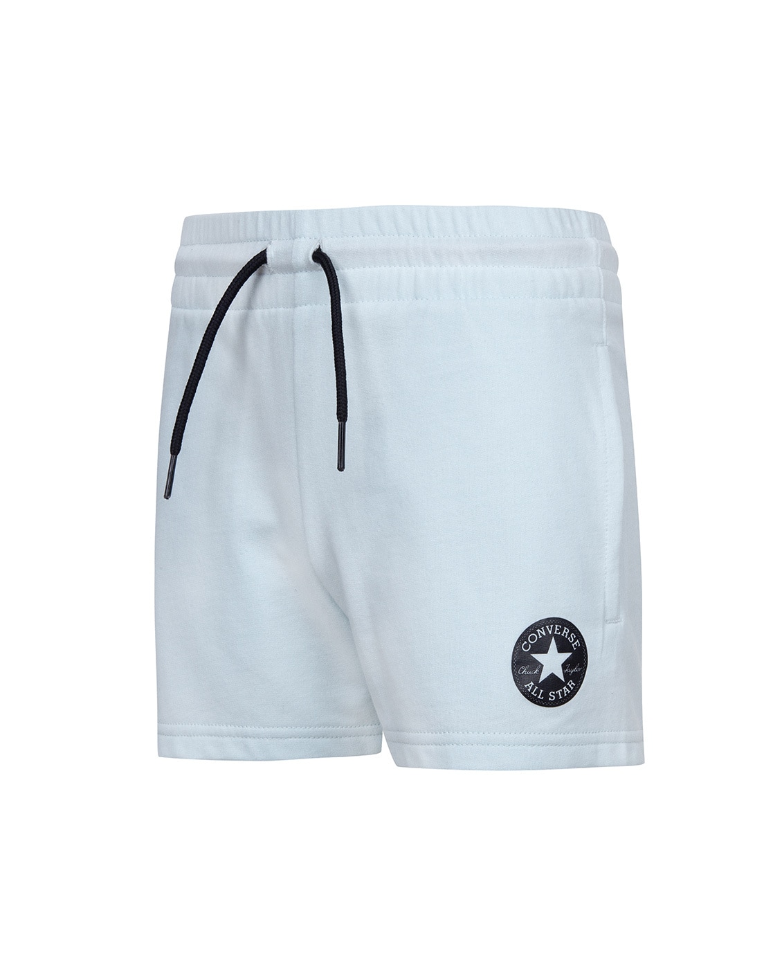 White converse hot sale with shorts