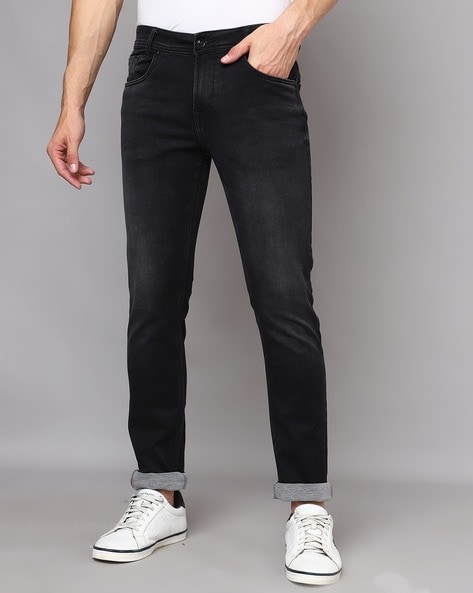 Mufti Men Mid-Wash Slim Fit Jeans