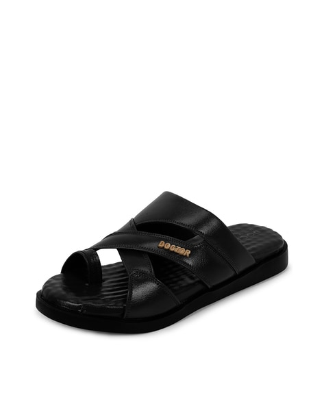 Soft Leather Open Toe Sandals Black by Pepe Children Shoes