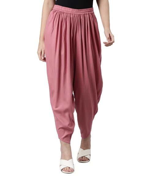 Buy GO COLORS Women Blue Solid 100% Cotton Patiala Pant Online at Best  Prices in India - JioMart.