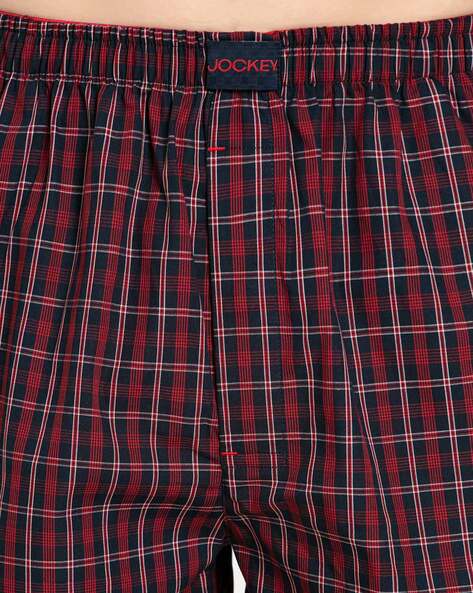 Buy Jockey Style 1223 Men's Super Combed Mercerized Cotton Woven Checkered Boxer  Shorts with Side Pocket - Multi Color Check(Pack of 2) Online at Best  Prices in India - JioMart.