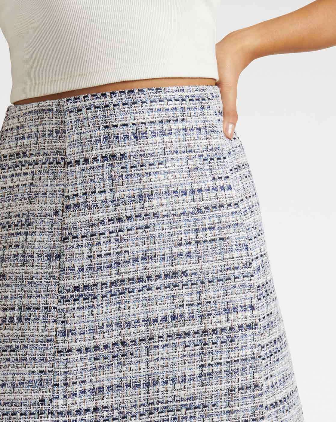 Tweed skirt forever clearance new