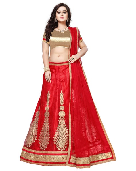 Semi Stitched Lehenga Choli