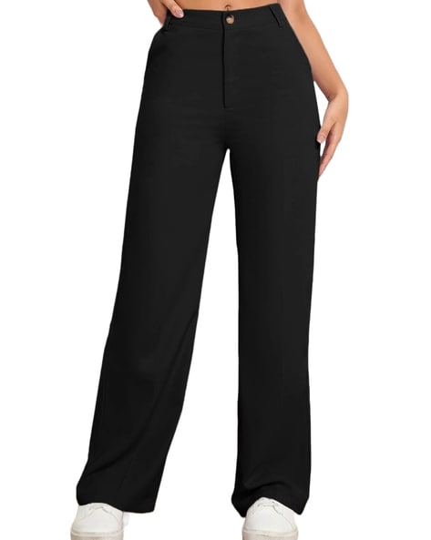 Women Casual Crushed Wide Leg Pants - The Little Connection