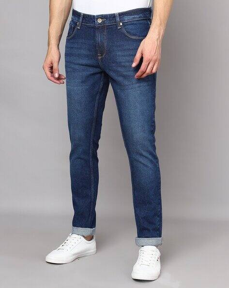 Lightly Washed Skinny Fit Jeans
