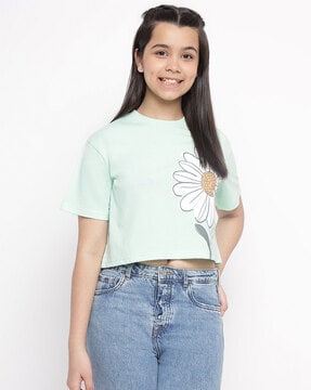 Buy Lavender Tops & Tunics for Girls by LI'L TOMATOES Online