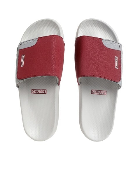 Buy Maroon Flip Flop Slippers for Men by Chupps Online Ajio