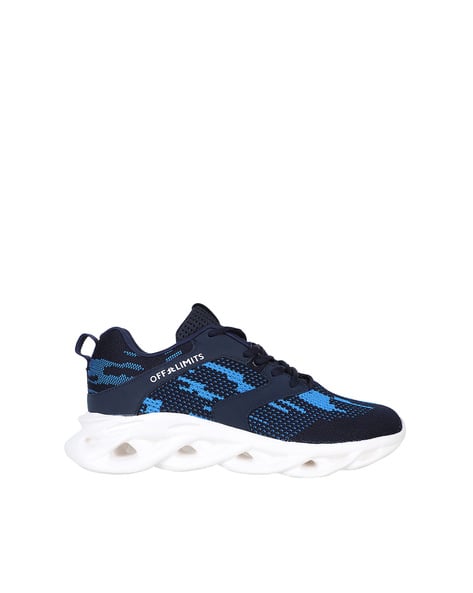 OFF LIMITS Mid-Top Running Shoes with Lace Fastening