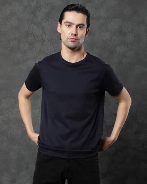 Buy Navy Blue Tshirts for Men by Rare Rabbit Online