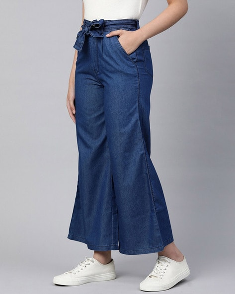 CITIZENS OF HUMANITY Horseshoe frayed high-rise wide-leg jeans |  NET-A-PORTER