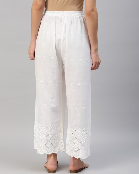 Buy White Pants for Women by Readiprint Fashions Online