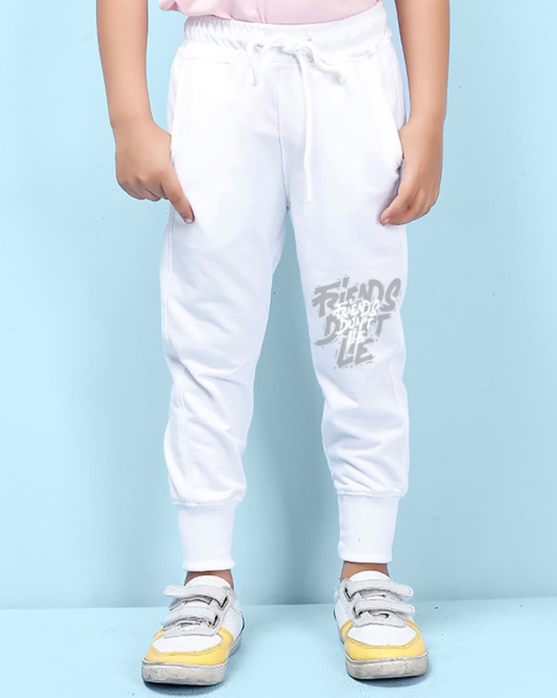Buy White Track Pants for Boys by 3pin Online | Ajio.com