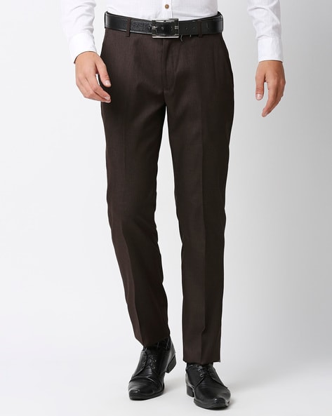 Buy Kurus Men's Black And Gold Solid Cotton Blend Pack of 2 Formal Trousers  For Men Online at Best Prices in India - JioMart.