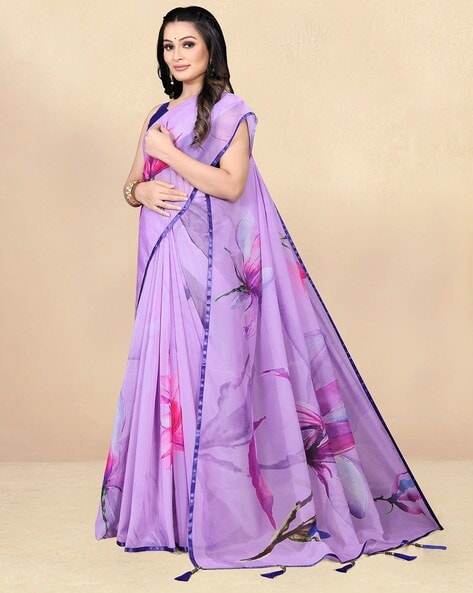 Buy Purple Sarees for Women by SHRITHI FASHION FAB Online