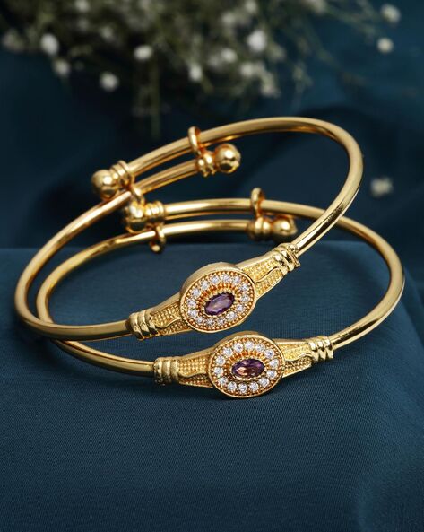 Cz stone deals bangles online