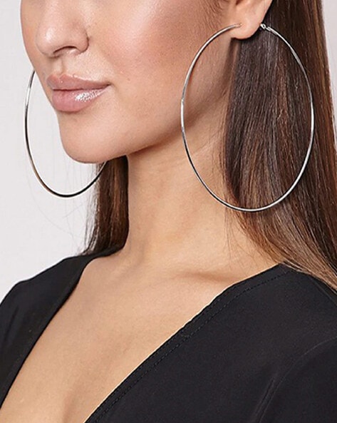 Shop Oversized Hoop Earrings for Women from latest collection at Forever 21   396209