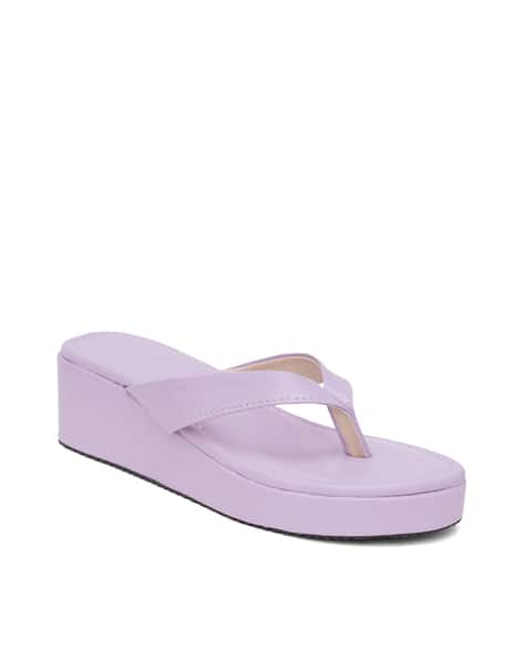 Thong-Strap Platform Sandals