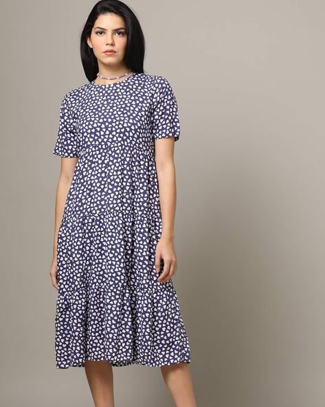 Jdy geo print midi dress best sale