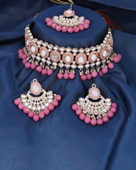 Buy Pink FashionJewellerySets for Women by SUKKHI Online