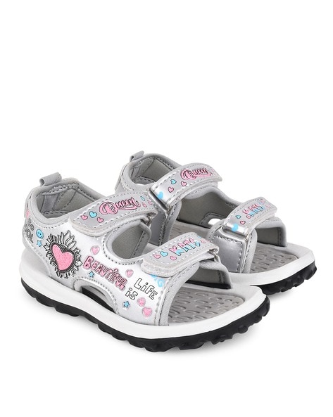 Buy Silver Sandals for Girls by BOYZ N GALZ Online