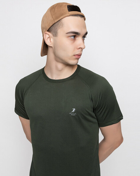 Olive green cheap dri fit shirt