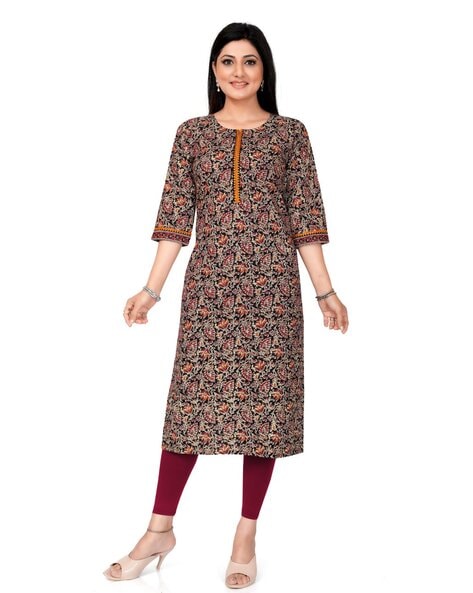 Maheshvar Women Kalamkari Gown Kurta - Buy Maheshvar Women Kalamkari Gown Kurta  Online at Best Prices in India | Flipkart.com