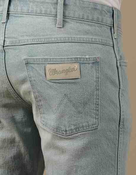 Mid-Wash Slim Fit Jeans