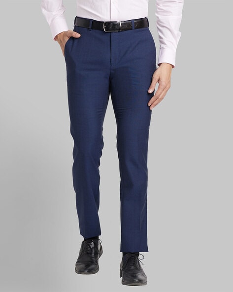 Raymond Men's Slim Pants (RMTS02975-G6_Dark Grey_76) : Amazon.in: Fashion