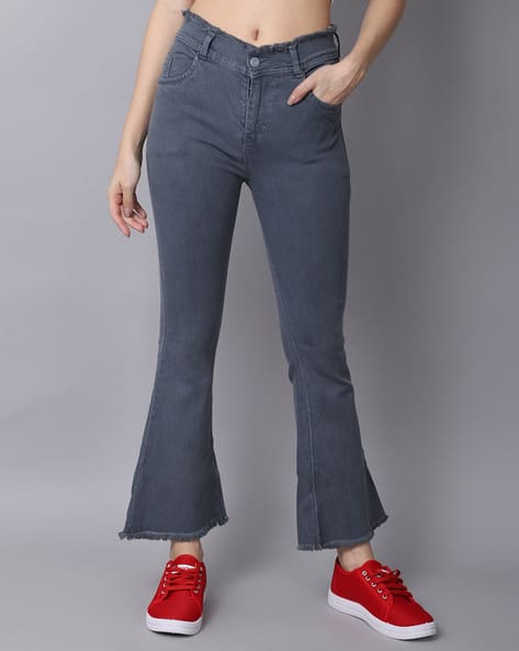 High-Rise Bootcut Jeans