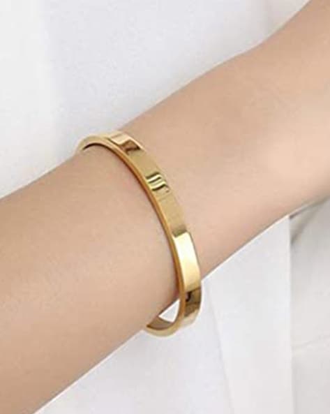 22 Karat Gold Plain Bangle Online - Svarnam – svarnam