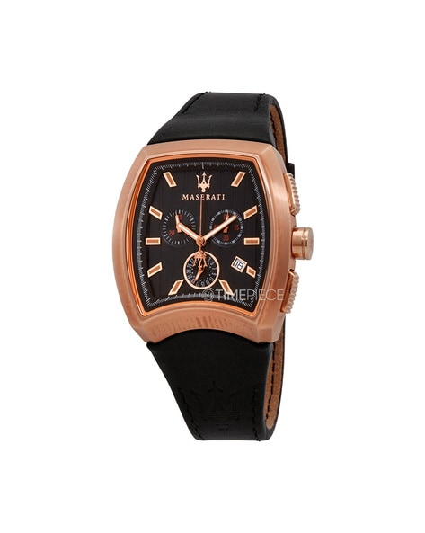 Maserati watch leather discount strap