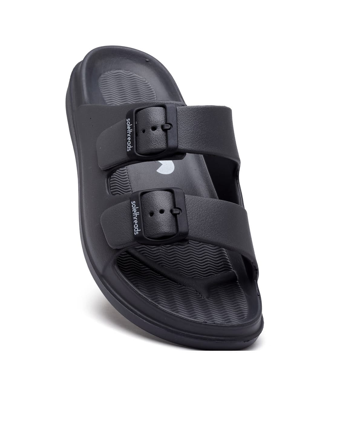Buy Black Flip Flop Slippers for Men by SOLETHREADS Online