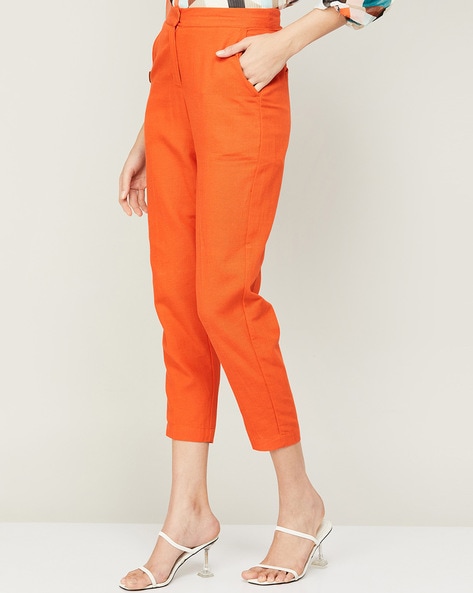 Aswad Formals Regular Fit Men Orange Trousers - Buy Aswad Formals Regular  Fit Men Orange Trousers Online at Best Prices in India | Flipkart.com