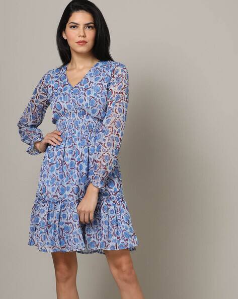 JDY BY ONLY Floral Print Skater Dress