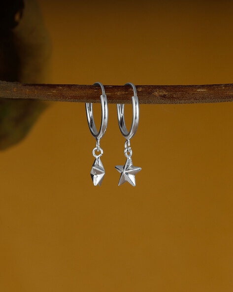 Sterling Silver Hoop Earrings