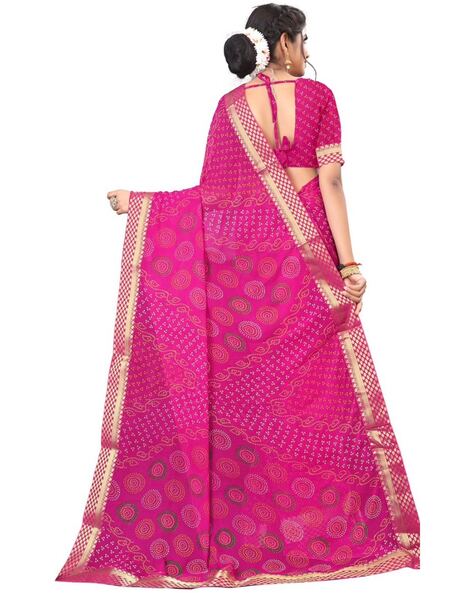 Snapdeal on sale bandhani sarees