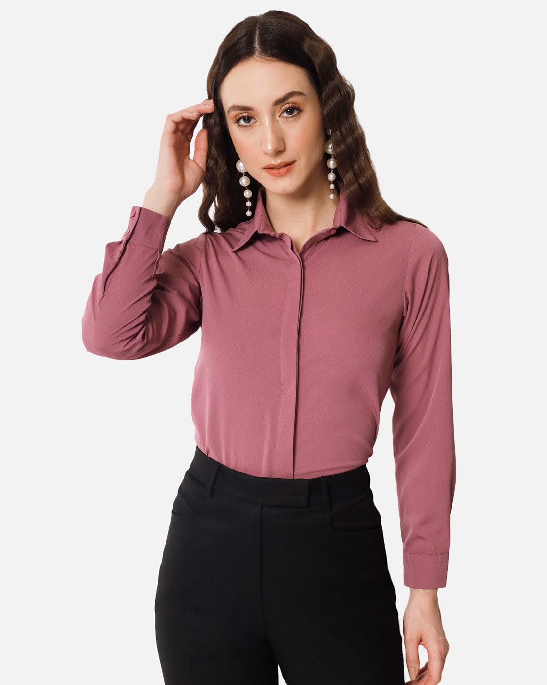 light pink shirt for ladies