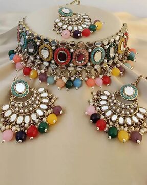 Buy Emerald Green Choker Necklace, Kundan Reversible Choker, Indian Jewelry,  Indian Choker, Kundan Necklace, Indian Necklace, Sabyasachi Jewelry Online  in India - Etsy