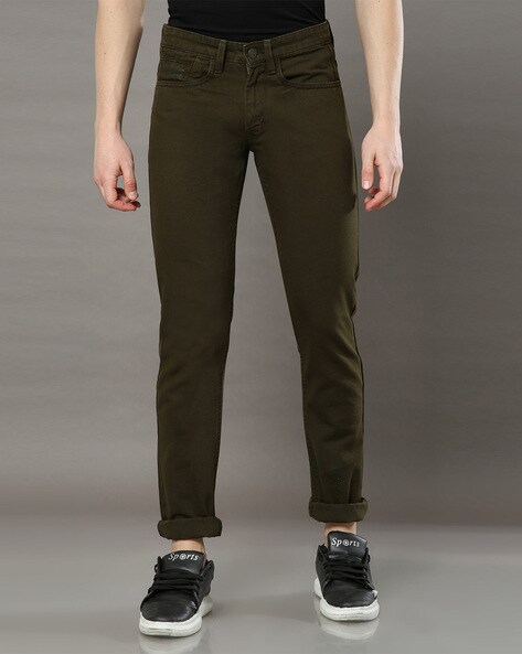 Buy Light Grey Trousers & Pants for Men by COOL COLORS Online