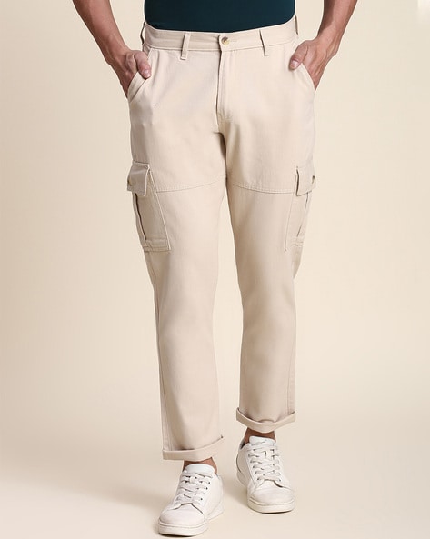 Buy White Trousers & Pants for Women by IVOC Online | Ajio.com