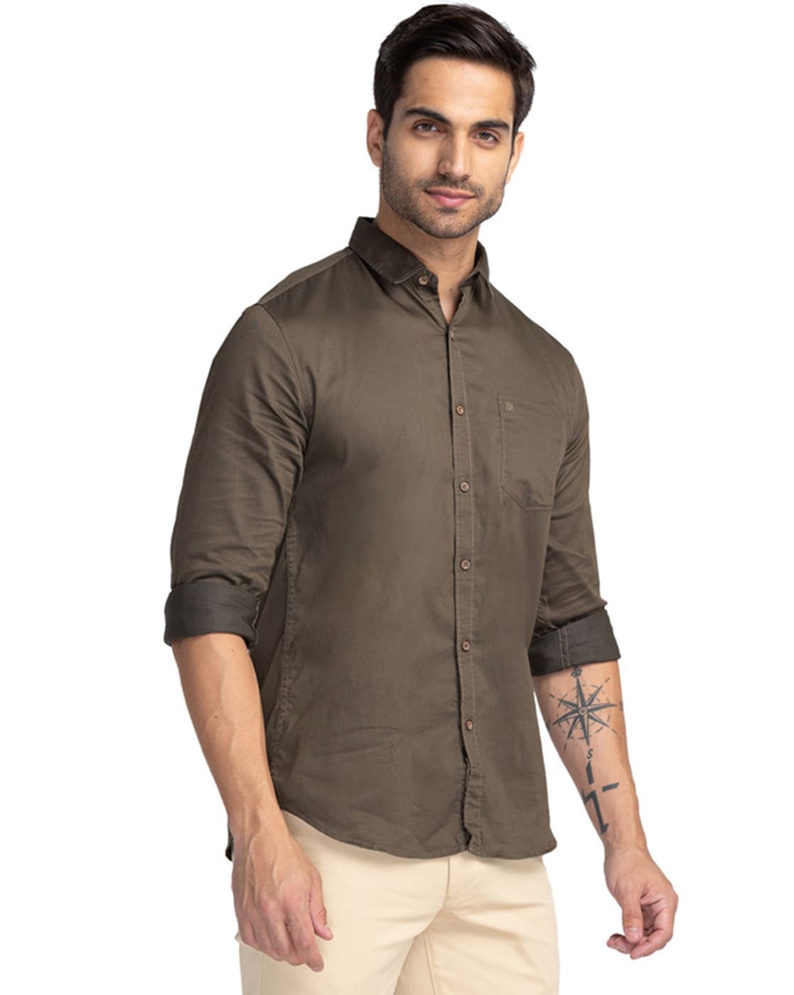 OXEMBERG Men Printed Casual Light Green Shirt - Buy OXEMBERG Men Printed  Casual Light Green Shirt Online at Best Prices in India | Flipkart.com