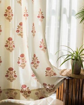 Pack of 2 Printed Long Door Curtains-image-41